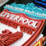 3D sign made of XPS foam. LYNX thermal plotter is very precise even with complex and detailed shapes