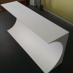 Parcel fillers and packaging cut from polystyrene foam using a LYNX Poland foam cutters