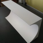 Packaging (package filler) made of polystyrene foam cut to size with CNC cutter LYNX TERMCUT