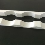 Styrofoam packaging cut to size with CNC LYNX TERMCUT cutter