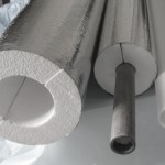 Thermal pipe insulation prepared to size with a thermal plotter