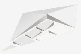 Roof wedges and slopes made from EPS